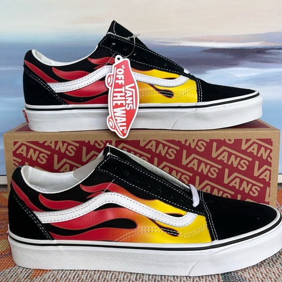 Vans WMNS Old Skool
(Flame) Black/Black/True White 
VN0A38G1PHN Sneakers - Picture 3 of 16